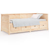 Stella Homewares Day Bed without Mattress 80x200 cm Solid Wood Pine