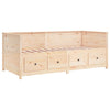 Stella Homewares Day Bed without Mattress 80x200 cm Solid Wood Pine