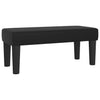 Stella Homewares Bench Black 70x30x30 cm Faux Leather