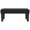 Stella Homewares Bench Black 70x30x30 cm Faux Leather