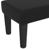 Stella Homewares Bench Black 70x30x30 cm Faux Leather