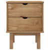 Stella Homewares Bedside Cabinet OTTA 45x39x57 cm Solid Wood Pine
