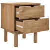 Stella Homewares Bedside Cabinet OTTA 45x39x57 cm Solid Wood Pine