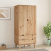 Stella Homewares Wardrobe OTTA 76.5x53x172 cm Solid Wood Pine
