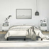 Stella Homewares Bed Frame without Mattress Dark Grey 137x187 cm Double Fabric