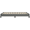 Stella Homewares Bed Frame without Mattress Dark Grey 137x187 cm Double Fabric