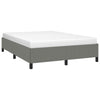 Stella Homewares Bed Frame without Mattress Dark Grey 152x203 cm Queen Fabric