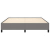 Stella Homewares Bed Frame without Mattress Dark Grey 152x203 cm Queen Fabric