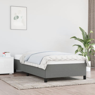 Stella Homewares Bed Frame without Mattress Dark Grey King Single Fabric