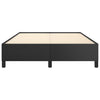 Stella Homewares Bed Frame without Mattress Black 137x187 cm Double Faux Leather