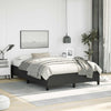 Stella Homewares Bed Frame without Mattress Black 137x187 cm Double Faux Leather