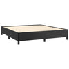 Stella Homewares Bed Frame without Mattress Black 152x203 cm Queen Faux Leather