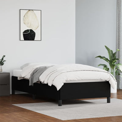 Stella Homewares Bed Frame without Mattress Black King Single Faux Leather