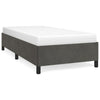 Stella Homewares Bed Frame without Mattress Dark Grey King Single Velvet