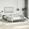 Stella Homewares Bed Frame without Mattress Dark Grey Double Fabric
