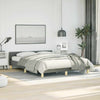 Stella Homewares Bed Frame without Mattress Dark Grey Queen Fabric