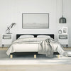 Stella Homewares Bed Frame without Mattress Black Queen Fabric