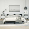Stella Homewares Bed Frame without Mattress Black Queen Faux Leather