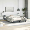 Stella Homewares Bed Frame without Mattress Dark Grey Double Velvet