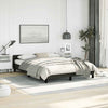Stella Homewares Bed Frame without Mattress Black Double Velvet