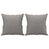 Stella Homewares Throw Pillows 2 pcs Light Grey 40x40 cm Fabric
