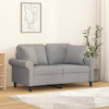 Stella Homewares Throw Pillows 2 pcs Light Grey 40x40 cm Fabric