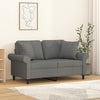 Stella Homewares Throw Pillows 2 pcs Dark Grey 40x40 cm Fabric