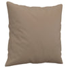 Stella Homewares Throw Pillows 2 pcs Cappuccino 40x40 cm Faux Leather