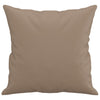 Stella Homewares Throw Pillows 2 pcs Cappuccino 40x40 cm Faux Leather