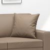 Stella Homewares Throw Pillows 2 pcs Cappuccino 40x40 cm Faux Leather