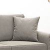 Stella Homewares Throw Pillows 2 pcs Light Grey 40x40 cm Velvet