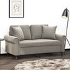 Stella Homewares Throw Pillows 2 pcs Light Grey 40x40 cm Velvet