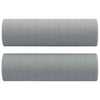 Stella Homewares Throw Pillows 2 pcs Light Grey Ø15x50 cm Fabric