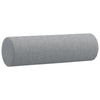 Stella Homewares Throw Pillows 2 pcs Light Grey Ø15x50 cm Fabric