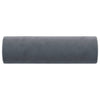 Stella Homewares Throw Pillows 2 pcs Dark Grey Ø15x50 cm Velvet