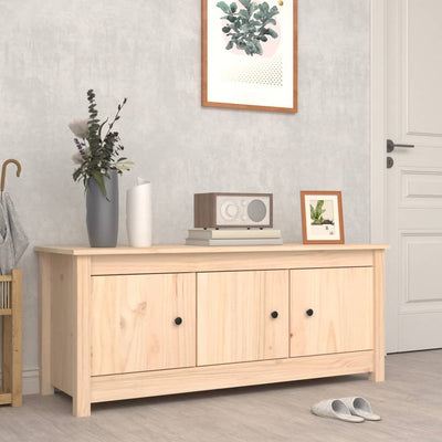 Stella Homewares Shoe Cabinet 110x38x45.5 cm Solid Wood Pine