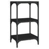 Stella Homewares Book Cabinet Black 40x33x70.5 cm Engineered Wood and Steel