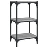 Stella Homewares Book Cabinet Grey Sonoma 40x33x70.5 cm Engineered Wood and Steel