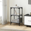 Stella Homewares Book Cabinet Grey Sonoma 40x33x70.5 cm Engineered Wood and Steel