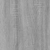 Stella Homewares Book Cabinet Grey Sonoma 40x33x70.5 cm Engineered Wood and Steel