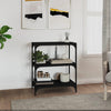 Stella Homewares Book Cabinet Black 60x33x70.5 cm Engineered Wood and Steel
