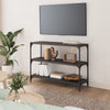Stella Homewares Book Cabinet Black 100x33x70.5 cm Engineered Wood and Steel