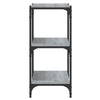 Stella Homewares Book Cabinet Grey Sonoma 100x33x70.5cm Engineered Wood and Steel