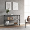 Stella Homewares Book Cabinet Grey Sonoma 100x33x70.5cm Engineered Wood and Steel