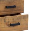 Stella Homewares Bedside Cabinet Brown 36x30x45 cm Solid Pinewood