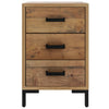 Stella Homewares Bedside Cabinet Brown 40x30x55 cm Solid Pinewood