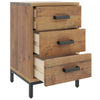 Stella Homewares Bedside Cabinet Brown 40x30x55 cm Solid Pinewood