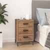 Stella Homewares Bedside Cabinet Brown 40x30x55 cm Solid Pinewood