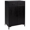 Stella Homewares Shoe Rack Black 75x40x110 cm Solid Pinewood