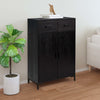 Stella Homewares Shoe Rack Black 75x40x110 cm Solid Pinewood
